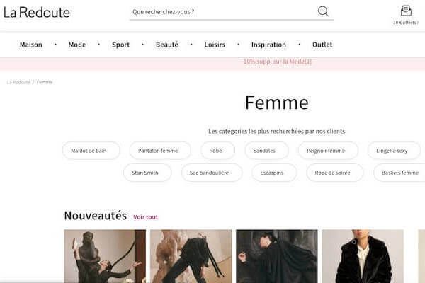 site la redoute